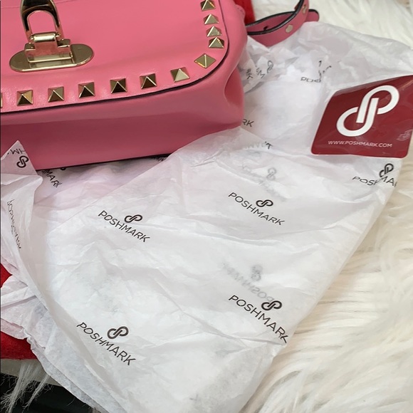 Valentino Rock stud Mini Crossbody in Pink - Picture 8 of 14